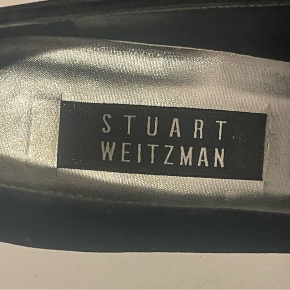 Stewart Weitzman Black Velvet Heels Size 8.5AA - Picture 5 of 12